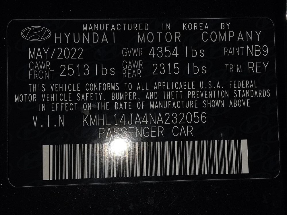 2022 Hyundai Sonata in West Palm Beach, FL 33409 - 18113960 33