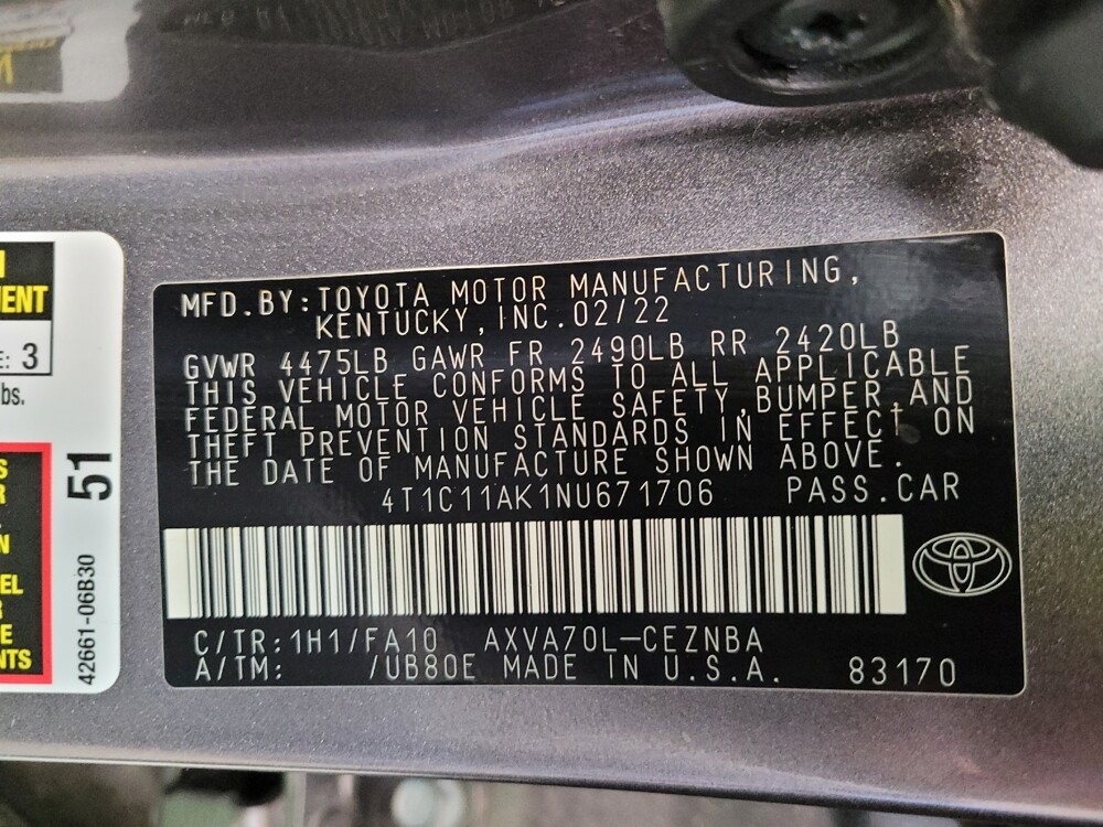 2022 Toyota Camry in Columbus, OH 43228 - 18113986 33