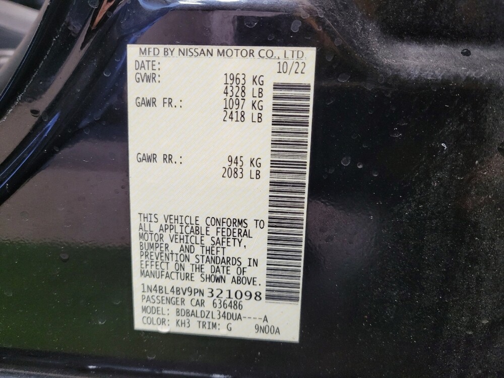 2023 Nissan Altima in Fairfield, OH 45014 - 18113987 33