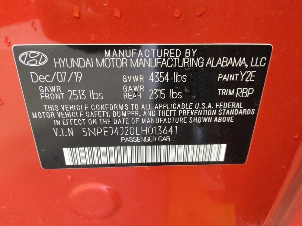 2020 Hyundai Sonata in Stone Mountain, GA 30083 - 18113993 33