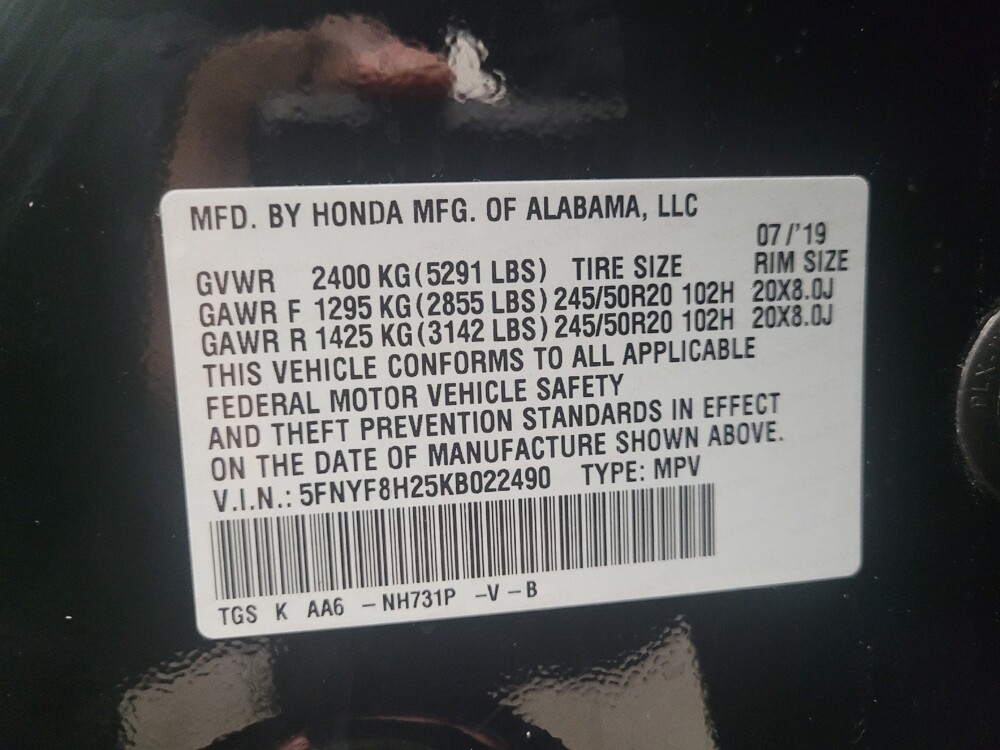 2019 Honda Passport in Eastpointe, MI 48021 - 18114007 33