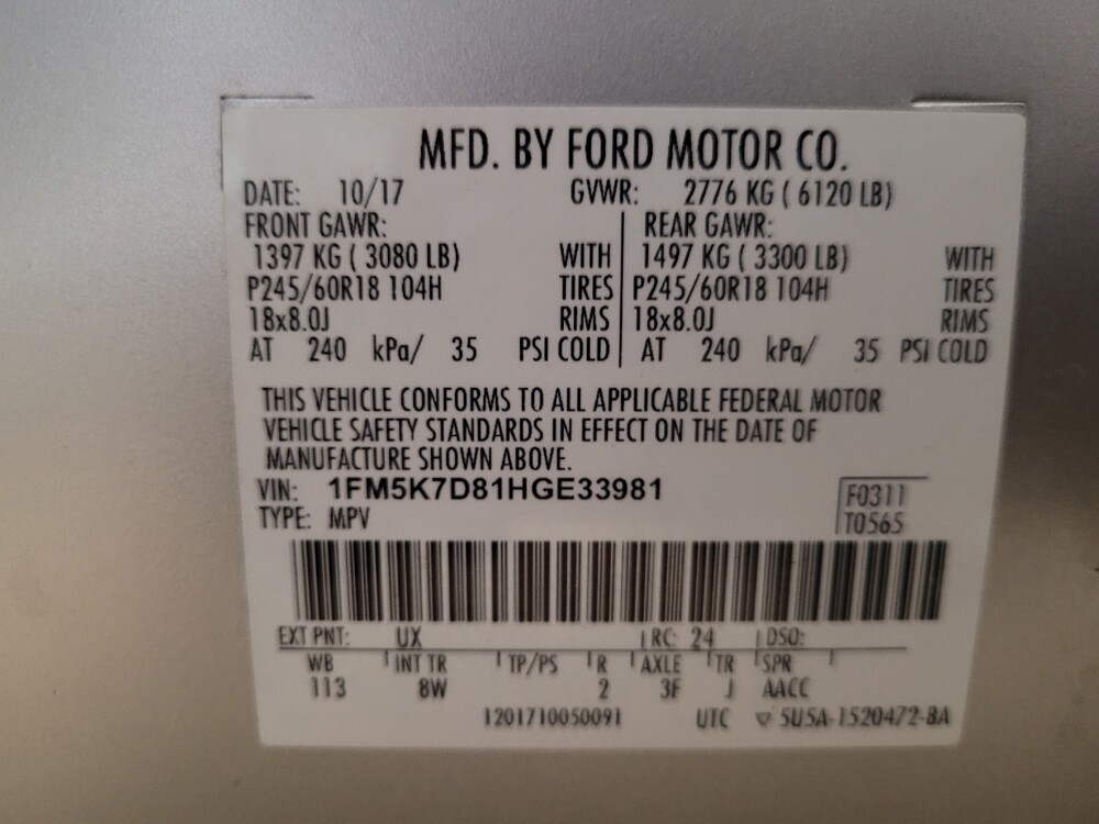 2017 Ford Explorer in Orlando, FL 32808 - 18114026 33