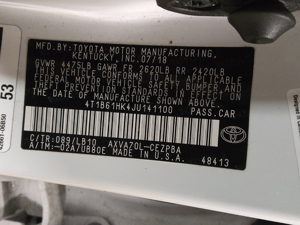 2018 Toyota Camry in Pensacola, FL 32505 - 18114031 33