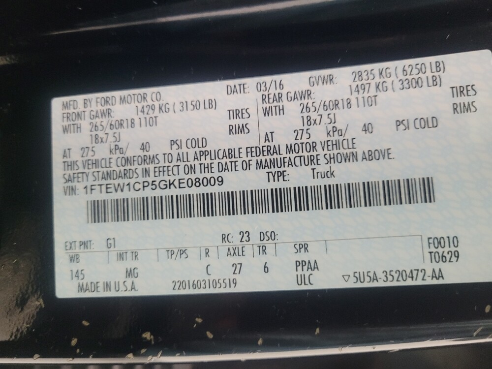 2016 Ford F150 in Madison, TN 37115 - 18114132 33