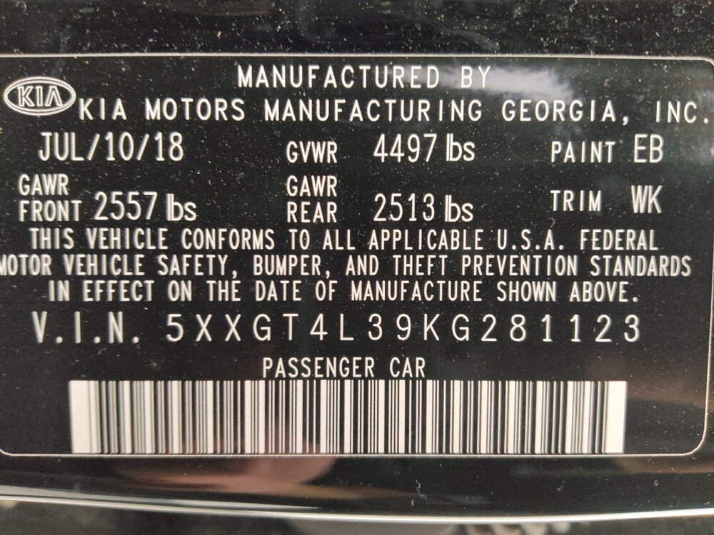 2019 Kia Optima in Houston, TX 77060 - 18114174 33