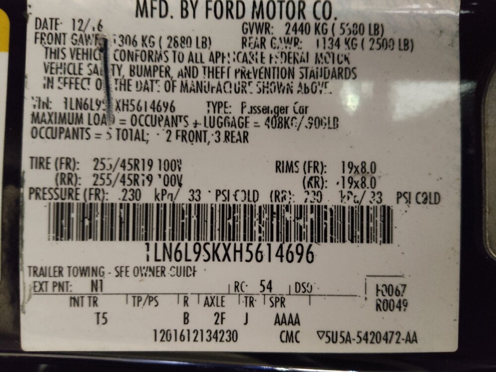 2017 Lincoln Continental in Salem, VA 24153 - 18114189 33