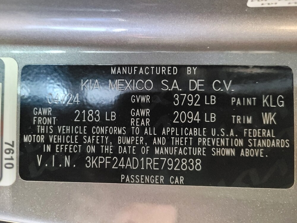 2024 Kia Forte in Greenville, SC 29607 - 18114228 33