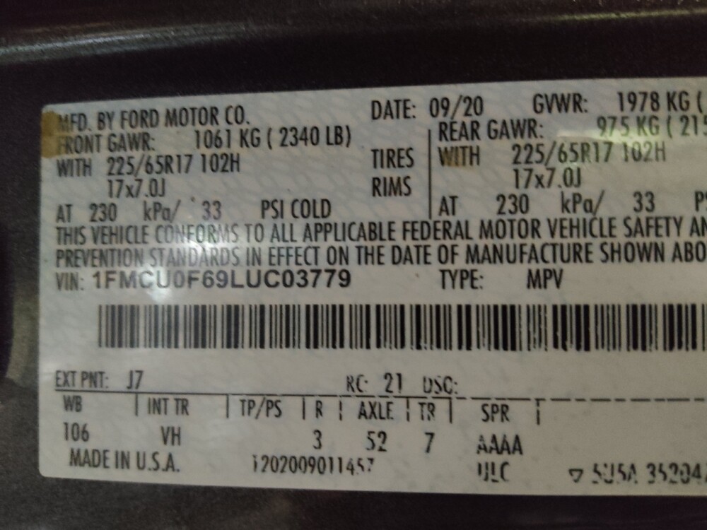 2020 Ford Escape in Charlotte, NC 28213 - 18114235 33