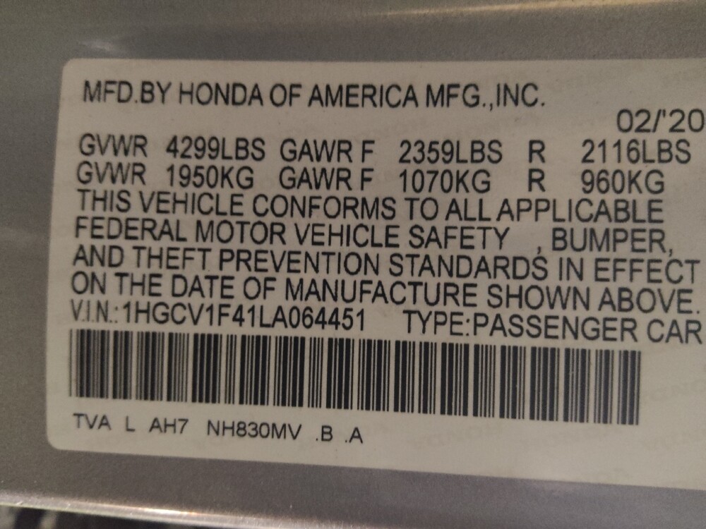 2020 Honda Accord in Birmingham, AL 35215 - 18114286 33