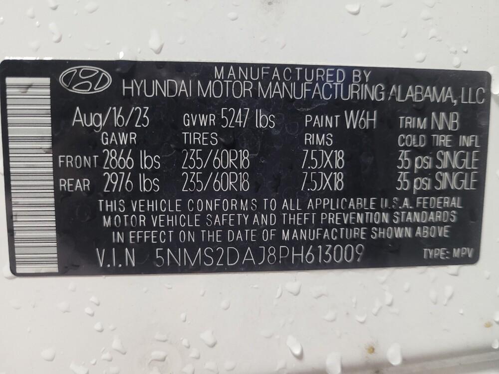 2023 Hyundai Santa Fe in Union City, GA 30291 - 18114287 33