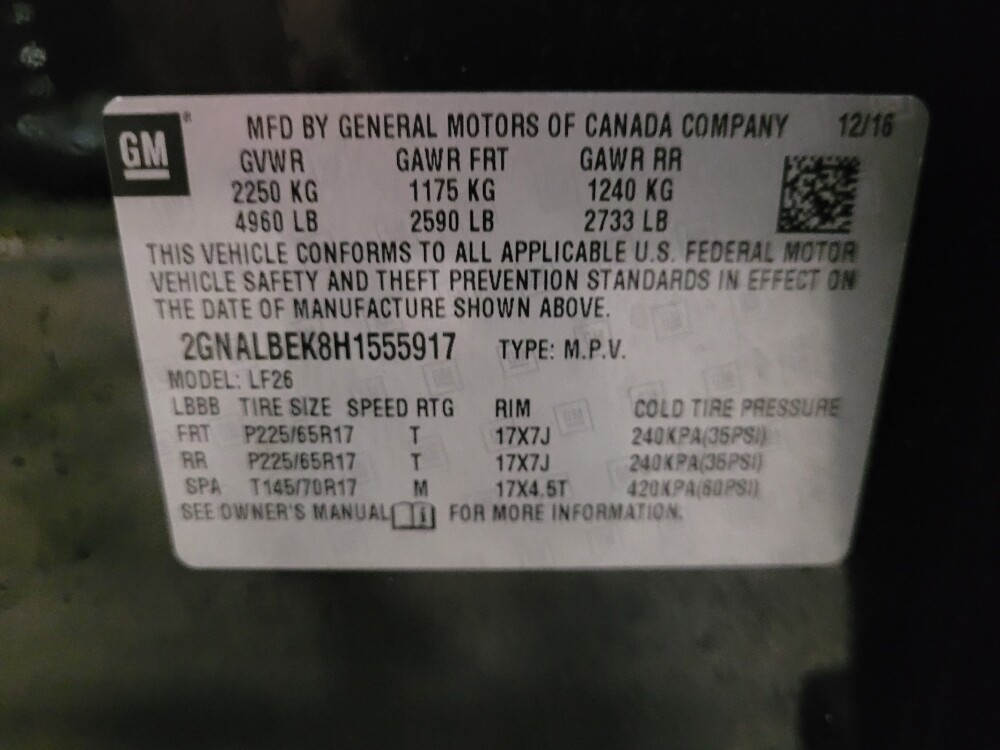 2017 Chevrolet Equinox in New Castle, DE 19720 - 18114338 33