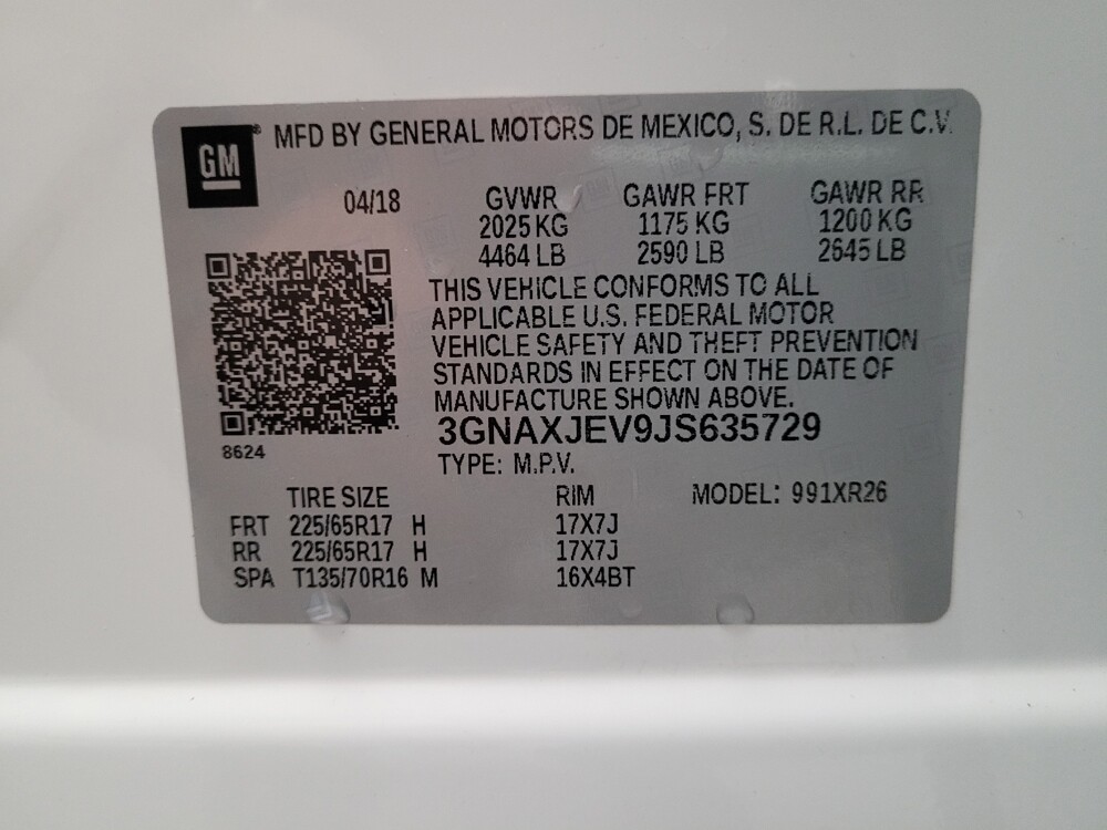 2018 Chevrolet Equinox in Torrance, CA 90504 - 18114432 33