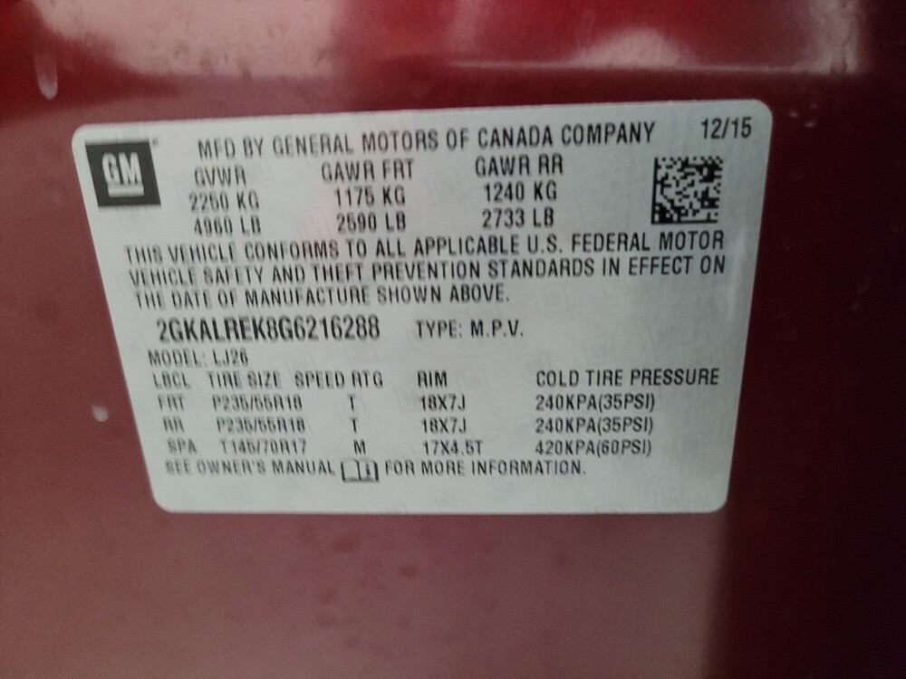 2016 GMC Terrain in Riverside, CA 92504 - 18114438 33