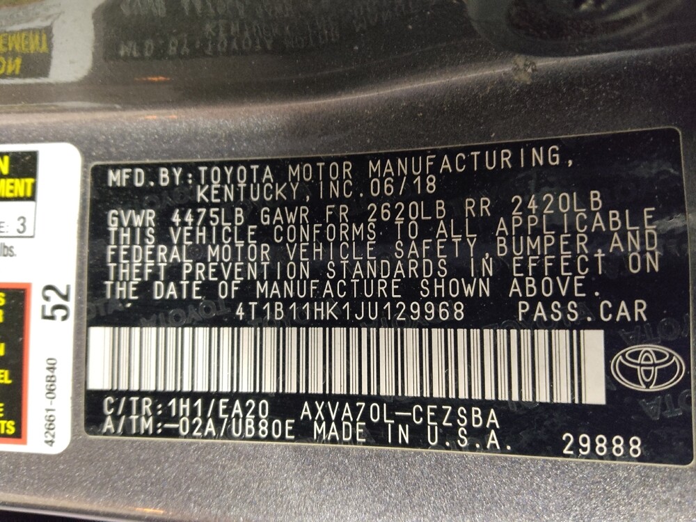 2018 Toyota Camry in Duluth, GA 30096 - 18114453 33