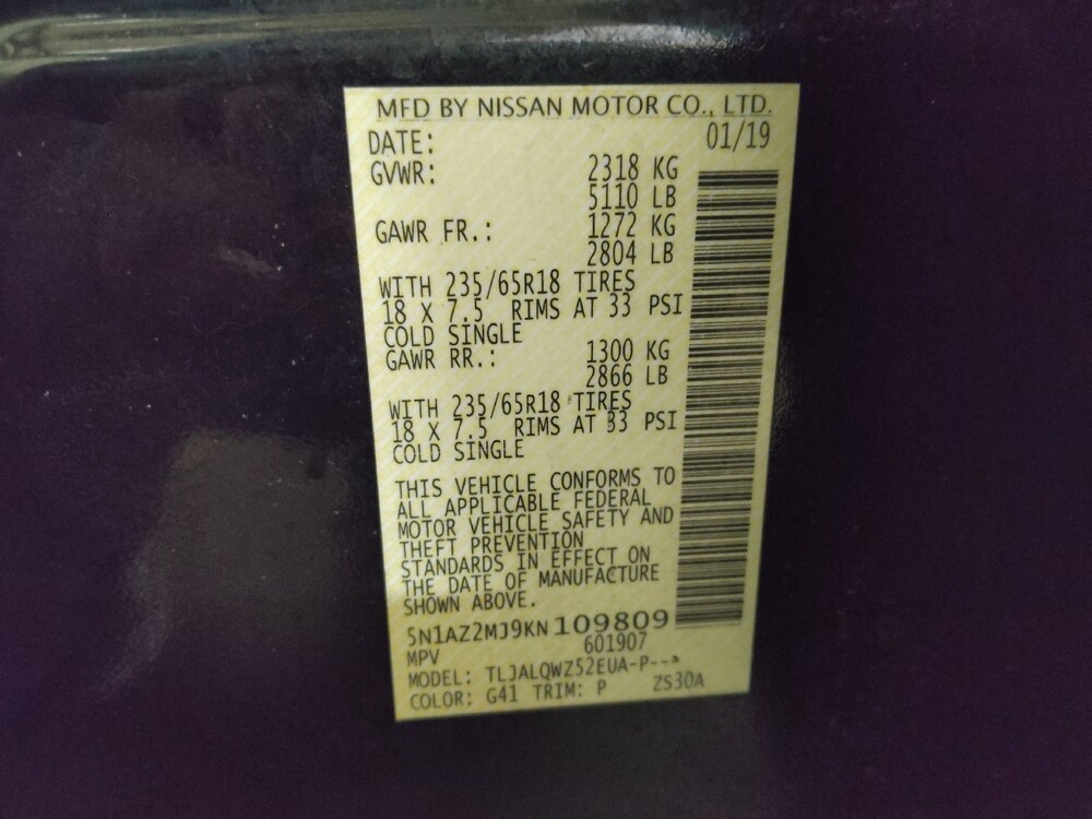 2019 Nissan Murano in Oklahoma City, OK 73139 - 18114475 33