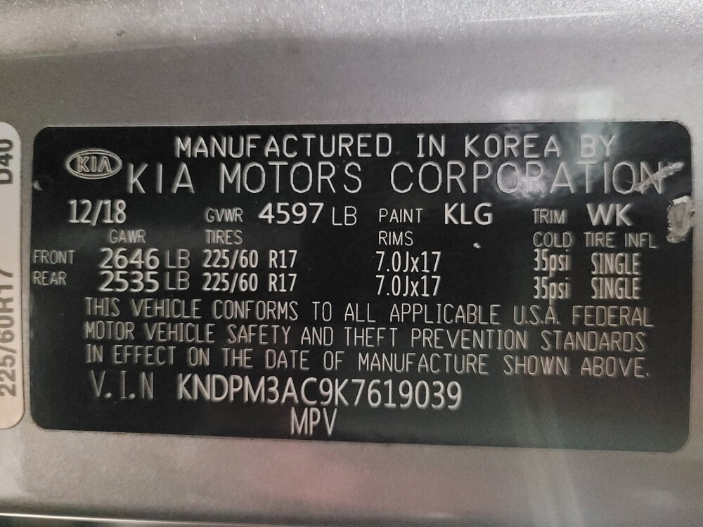 2019 Kia Sportage in Orlando, FL 32808 - 18114514 33