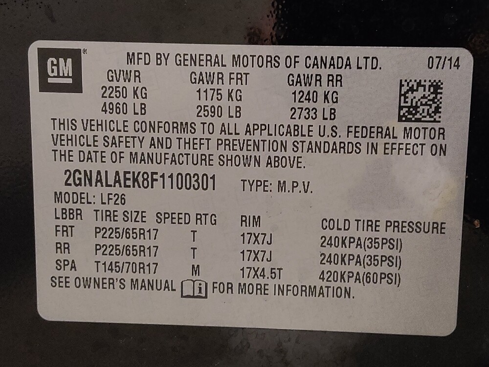 2015 Chevrolet Equinox in Gainesville, FL 32609 - 18114516 33