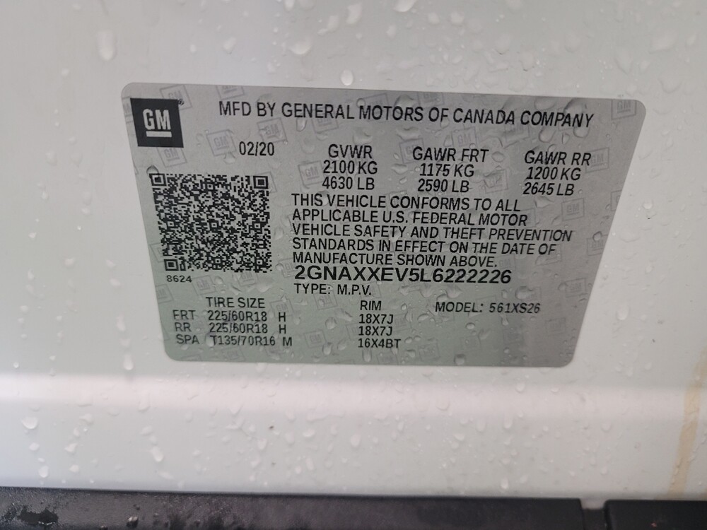 2020 Chevrolet Equinox in Cincinnati, OH 45255 - 18114587 33