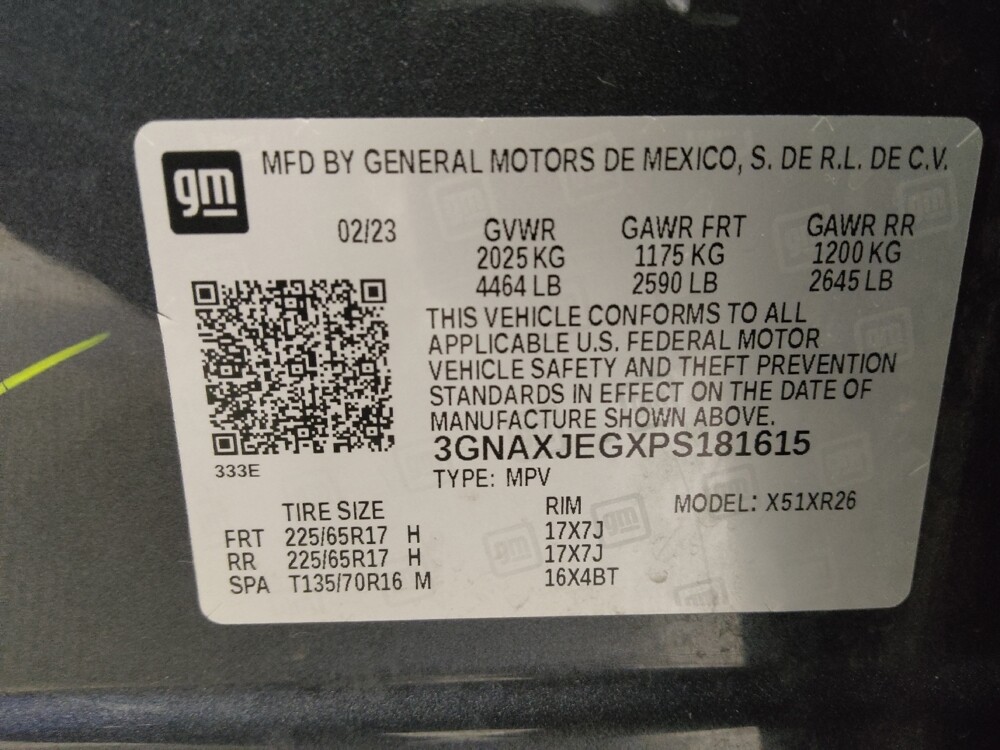 2023 Chevrolet Equinox in Midlothian, IL 60445 - 18114619 33