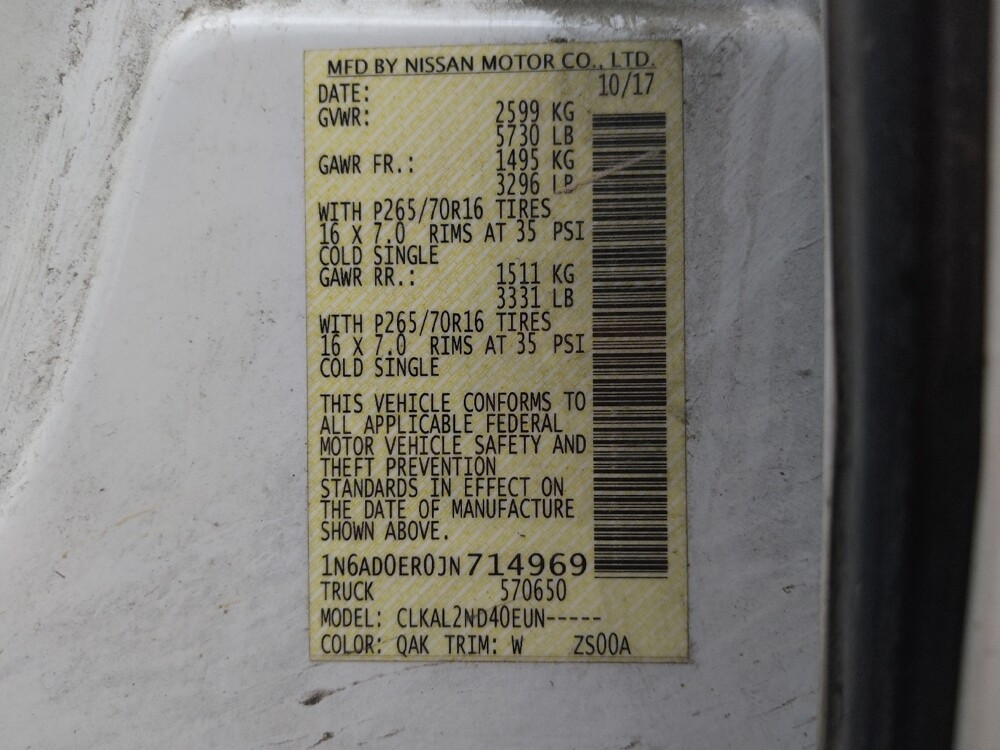 2018 Nissan Frontier in Denver, CO 80012 - 18114640 33