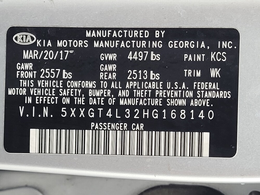 2017 Kia Optima in Memphis, TN 38115 - 18114660 33