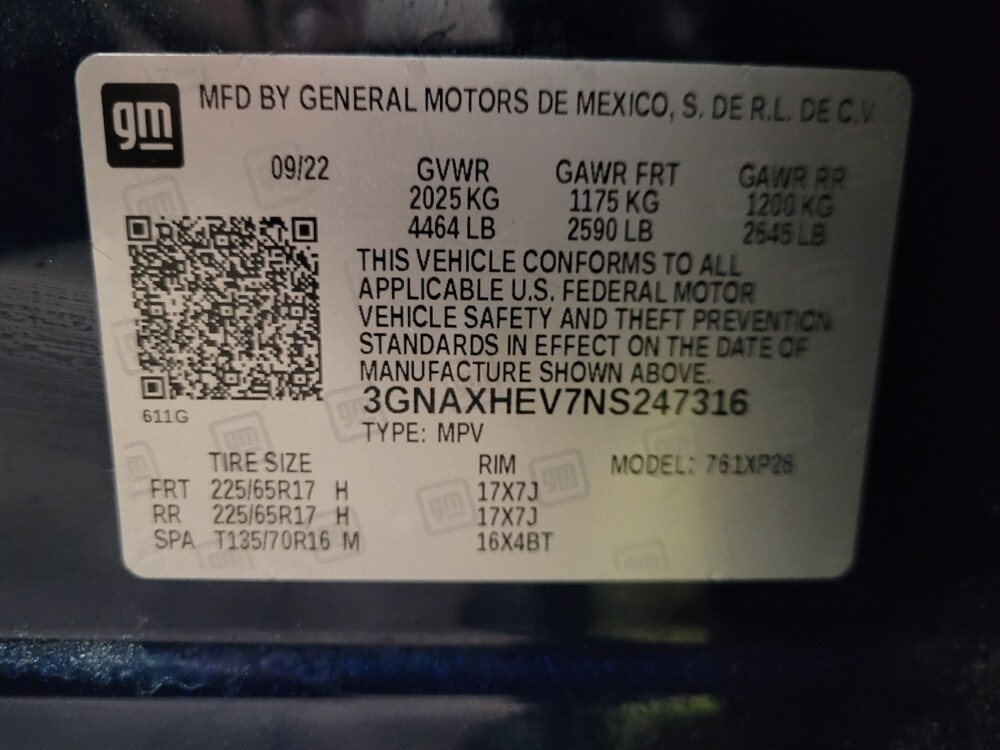 2022 Chevrolet Equinox in Owings Mills, MD 21117 - 18114671 33