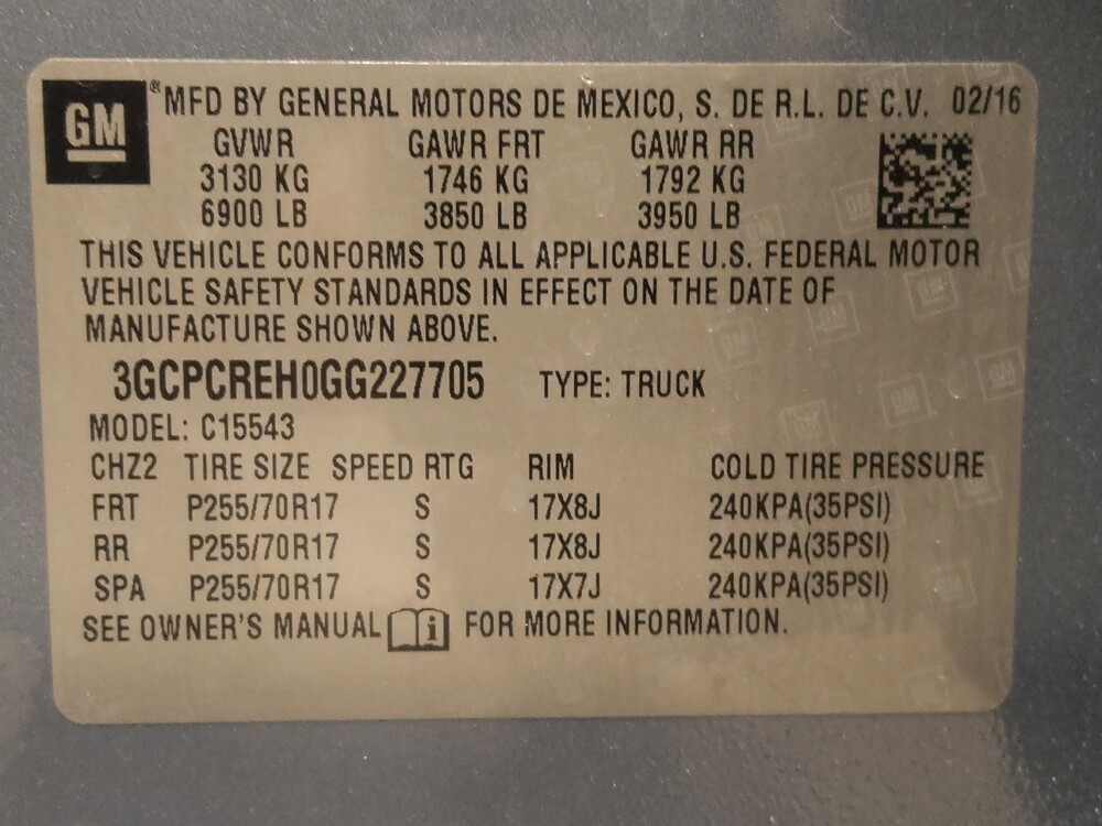 2016 Chevrolet Silverado 1500 in Hialeah, FL 33014 - 18114684 33