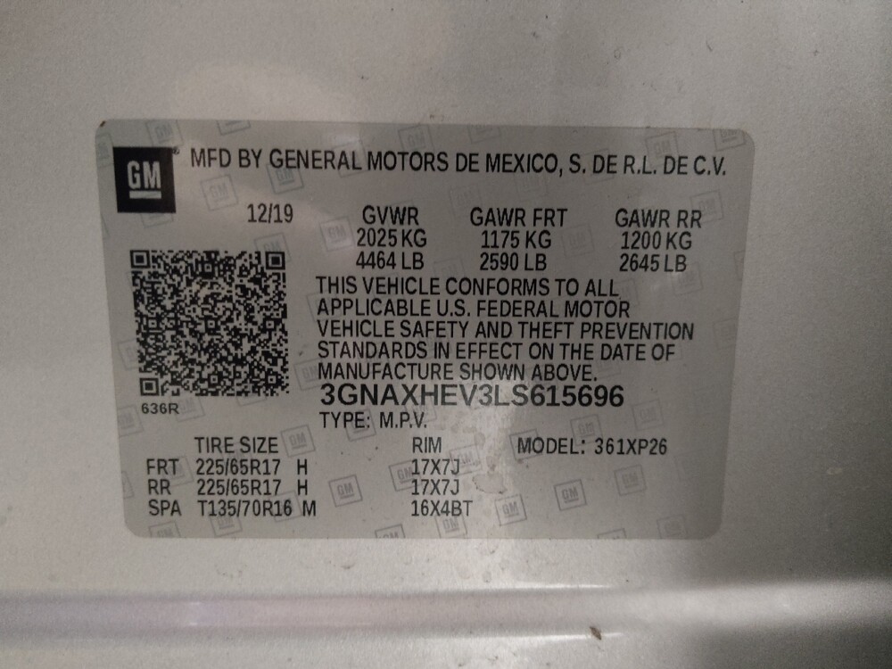 2020 Chevrolet Equinox in Pensacola, FL 32505 - 18114690 33