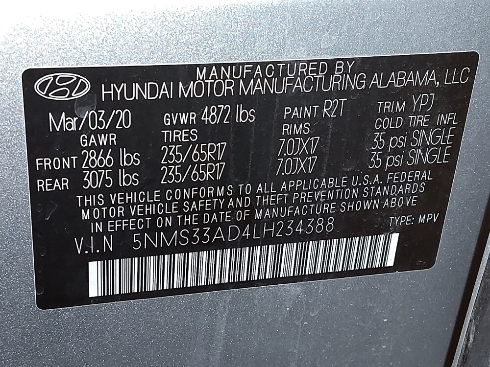 2020 Hyundai Santa Fe in Fort Worth, TX 76116 - 18114701 33