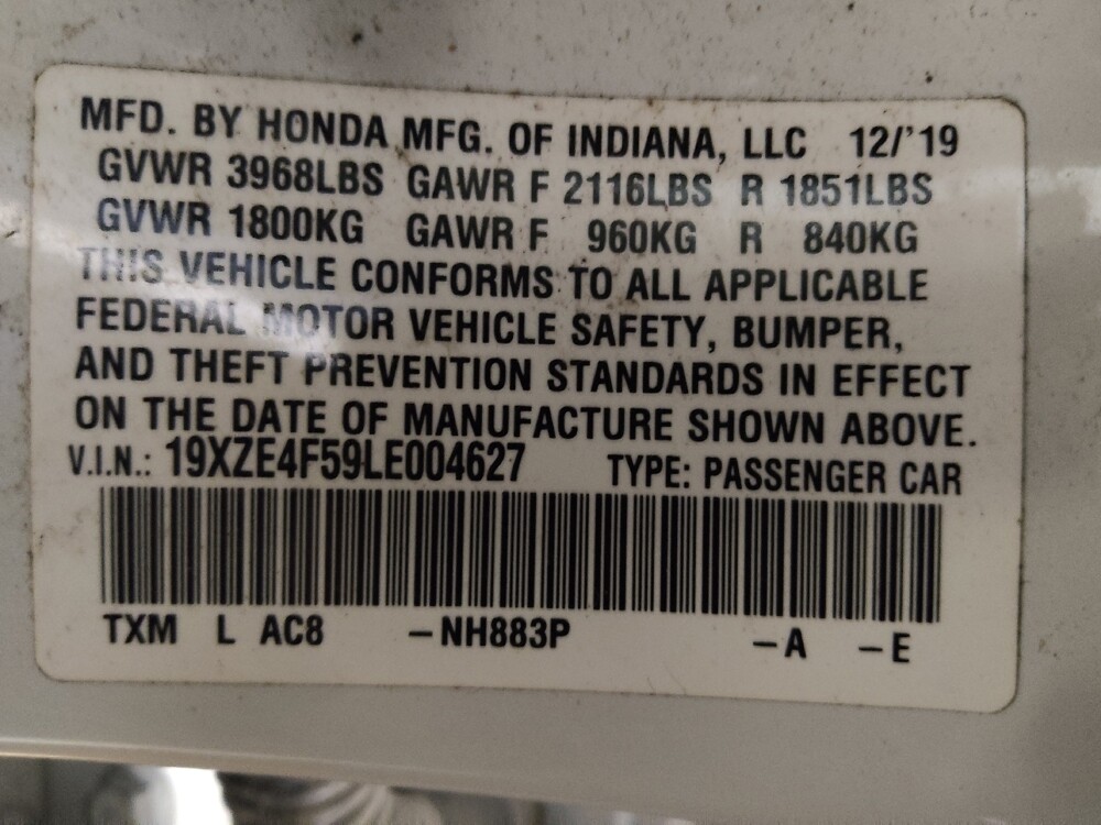 2020 Honda Insight in Ocala, FL 34471 - 18114707 33