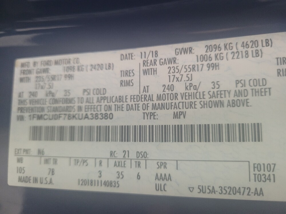 2019 Ford Escape in Madison, TN 37115 - 18114718 33