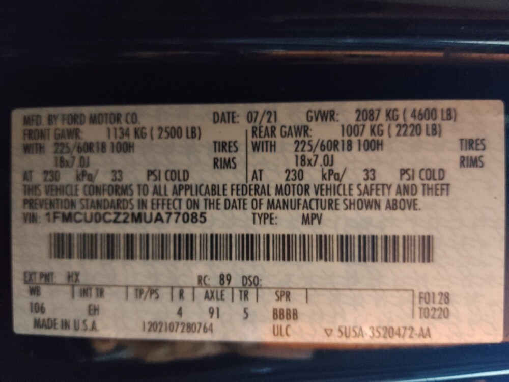 2021 Ford Escape in Gastonia, NC 28056 - 18114748 33