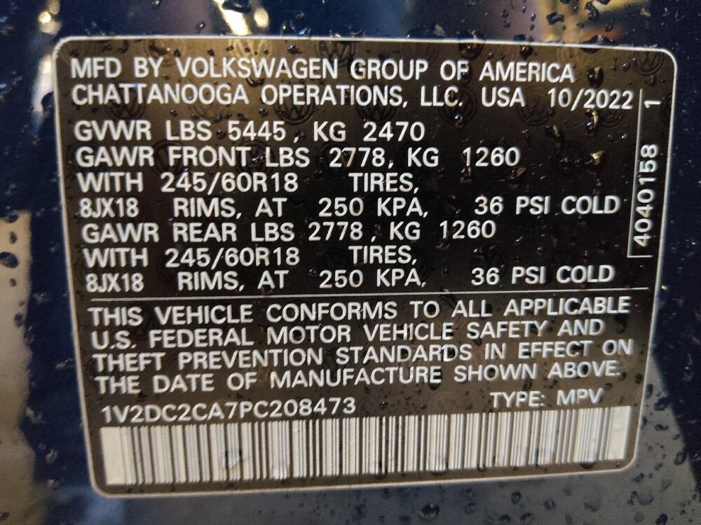 2023 Volkswagen Atlas in Tallahassee, FL 32304 - 18114752 33