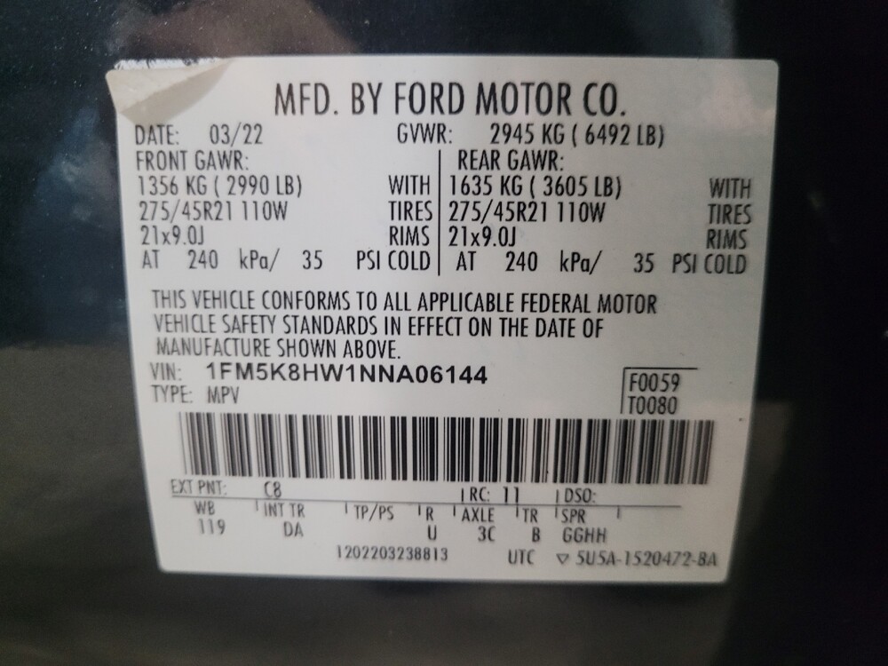 2022 Ford Explorer in New Castle, DE 19720 - 18114772 33