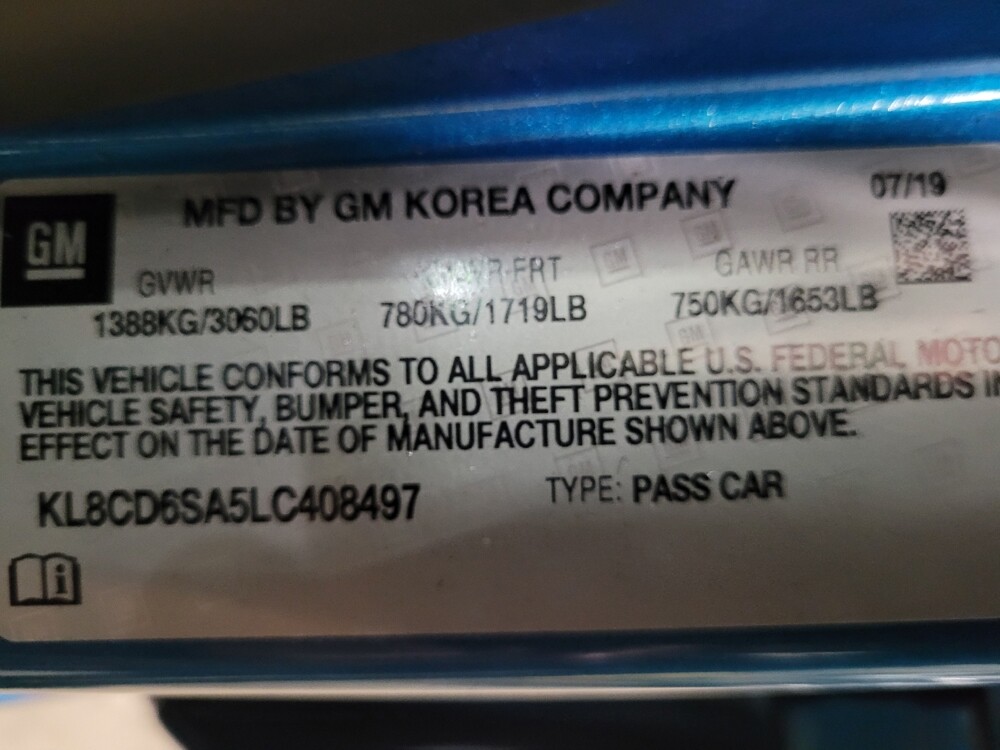 2020 Chevrolet Spark in New Castle, DE 19720 - 18114775 33