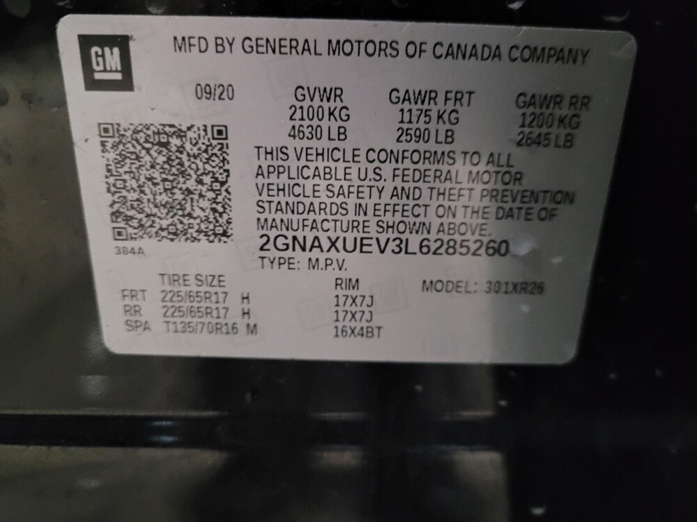 2020 Chevrolet Equinox in New Castle, DE 19720 - 18114777 33