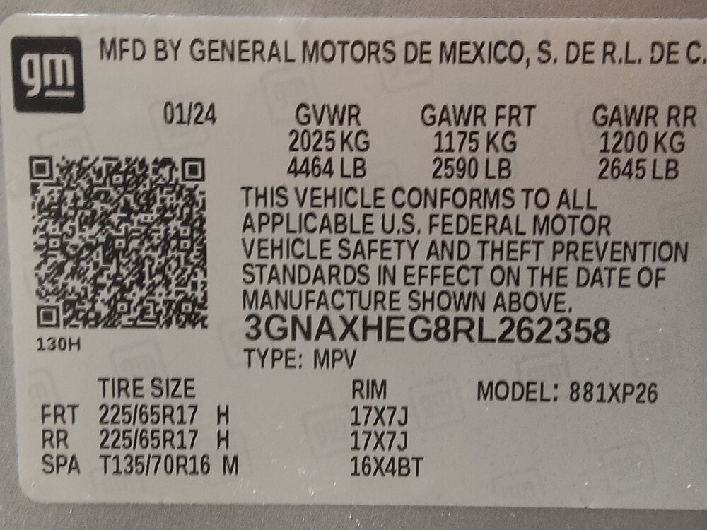 2024 Chevrolet Equinox in Gastonia, NC 28056 - 18114779 33
