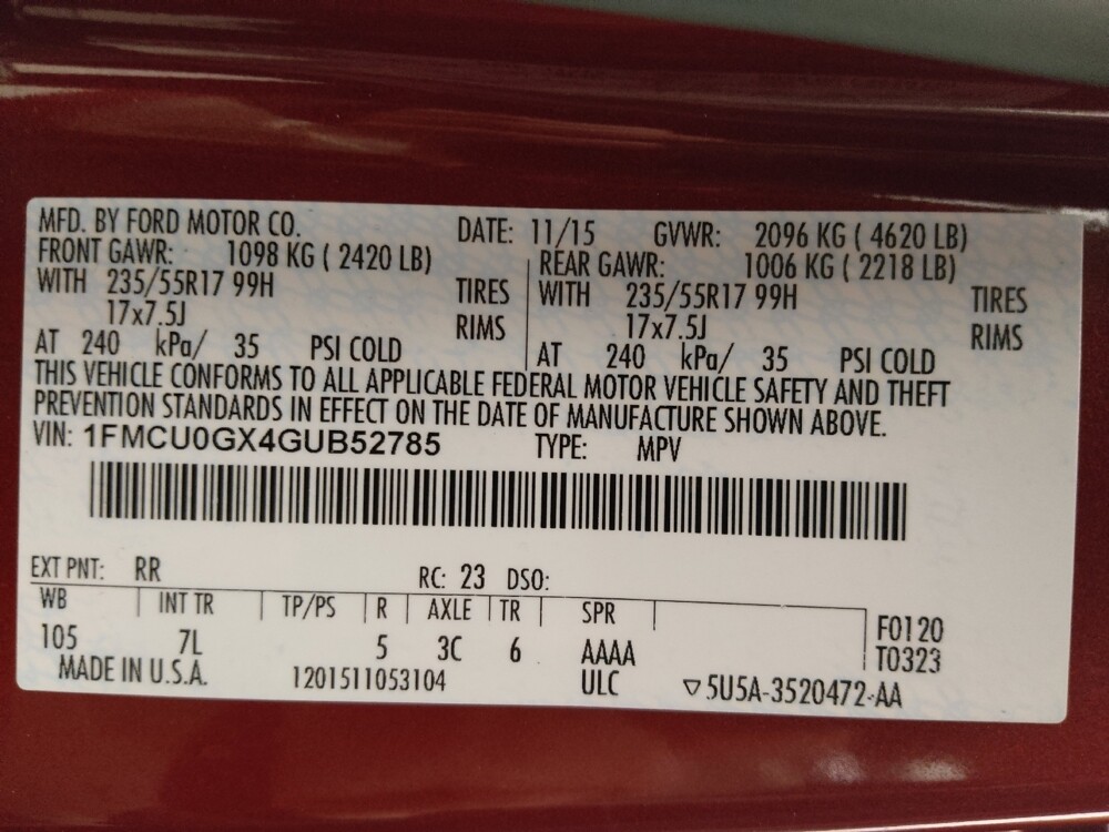 2016 Ford Escape in Round Rock, TX 78664 - 18114798 33