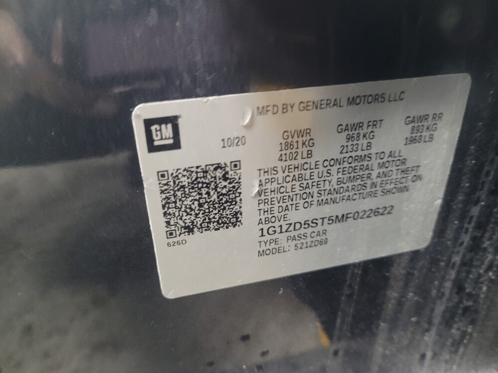 2021 Chevrolet Malibu in Macon, GA 31210 - 18114817 33