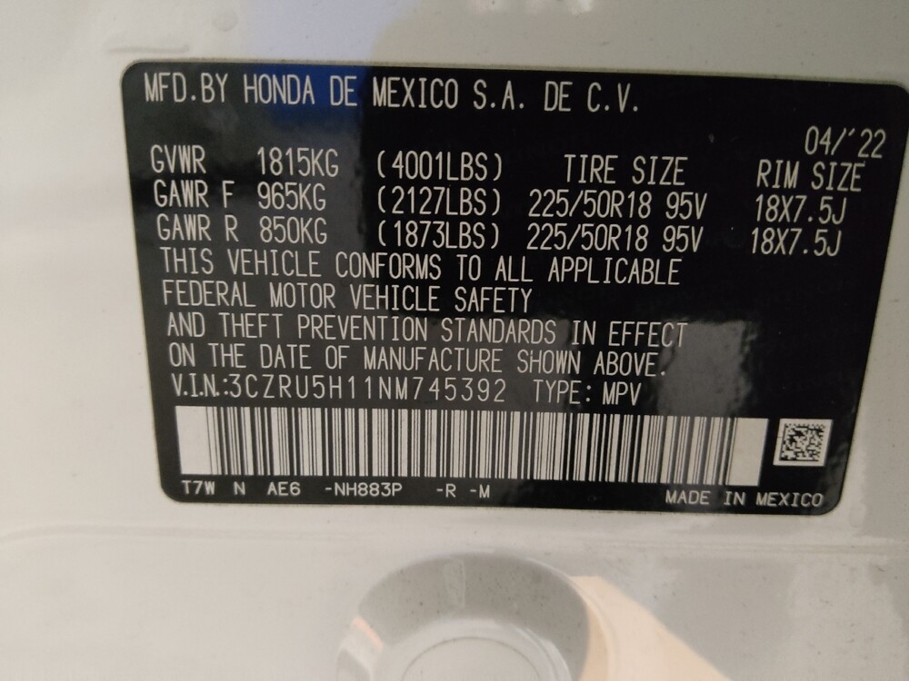 2022 Honda HR-V in Morrow, GA 30260 - 18114853 33