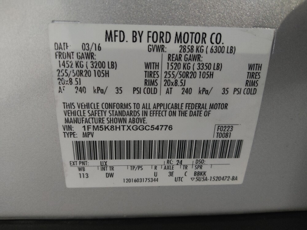 2016 Ford Explorer in Conyers, GA 30094 - 18114855 33