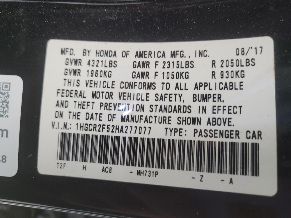 2017 Honda Accord in Gastonia, NC 28056 - 18114857 33