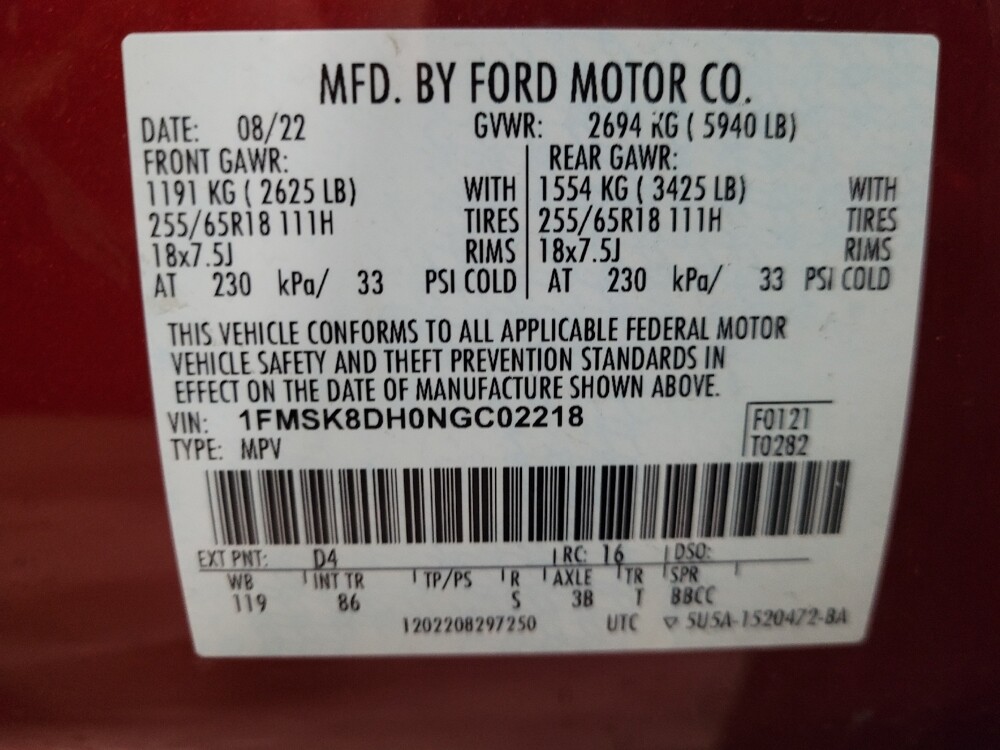 2022 Ford Explorer in Henrico, VA 23223 - 18114875 33