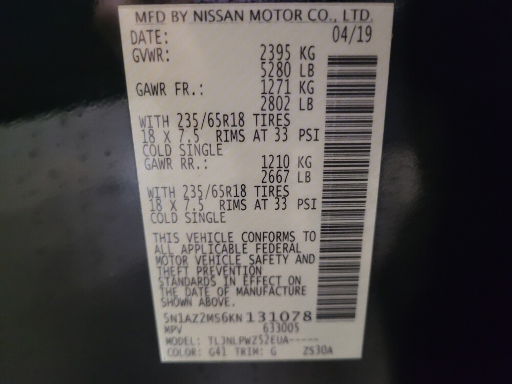 2019 Nissan Murano in Owings Mills, MD 21117 - 18114888 33