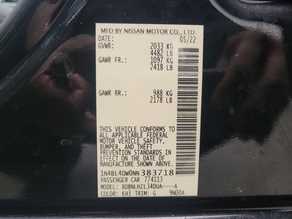 2022 Nissan Altima in Eastpointe, MI 48021 - 18114912 33