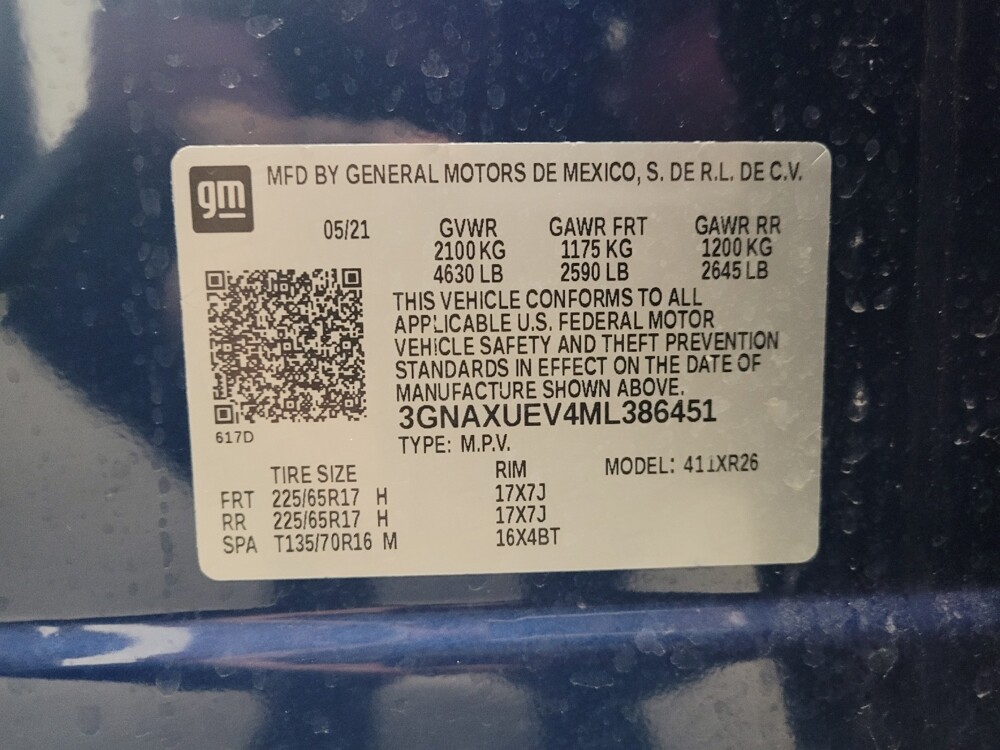 2021 Chevrolet Equinox in Eastpointe, MI 48021 - 18114929 33