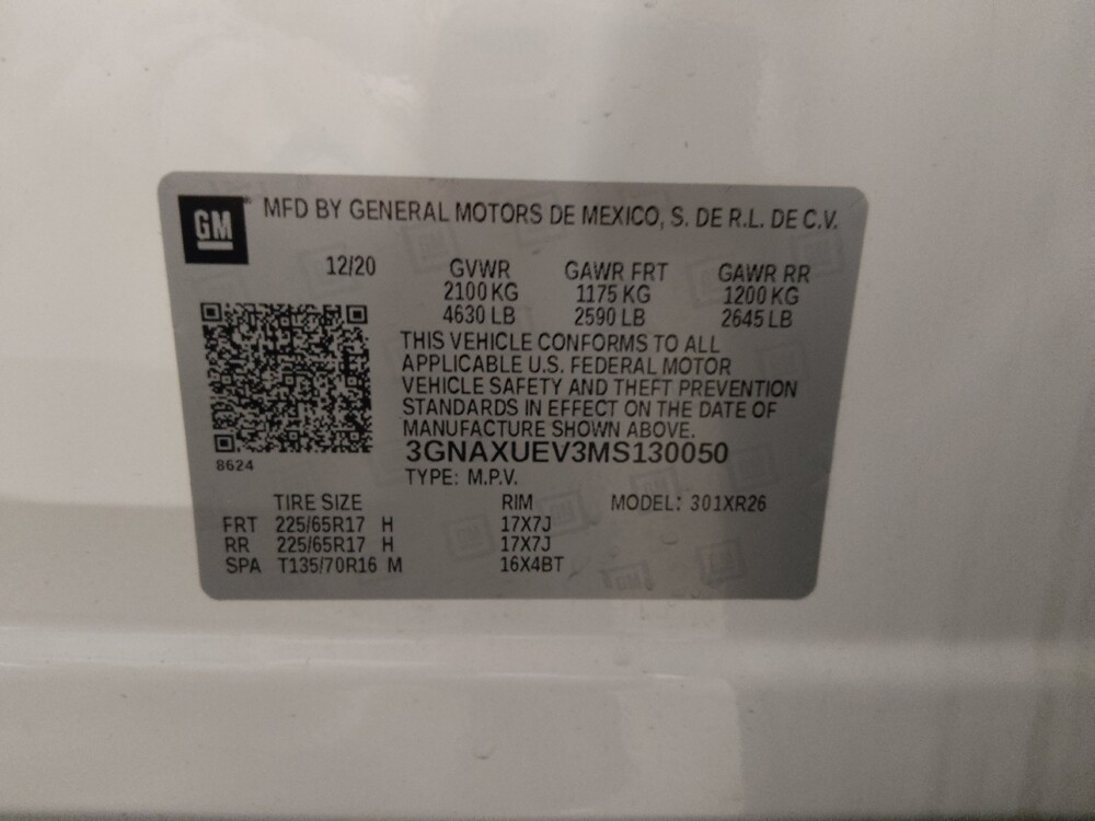 2021 Chevrolet Equinox in Arlington, TX 76011 - 18114932 33