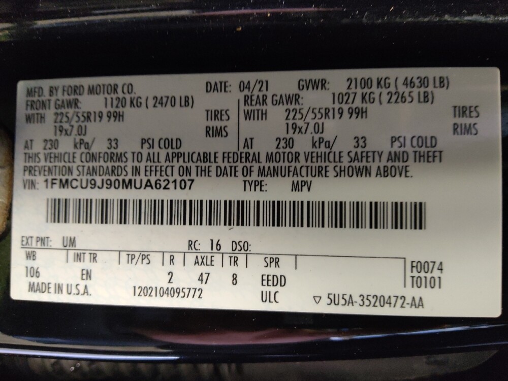 2021 Ford Escape in Mesa, AZ 85210 - 18114960 33