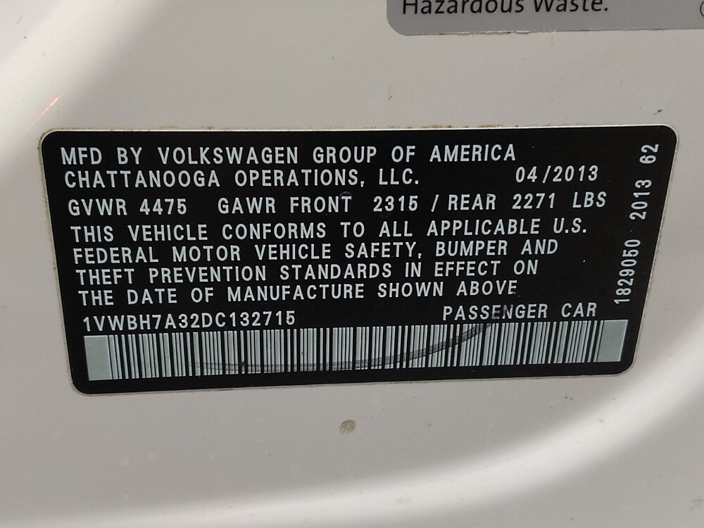 2013 Volkswagen Passat in El Paso, TX 79907 - 18115044 33