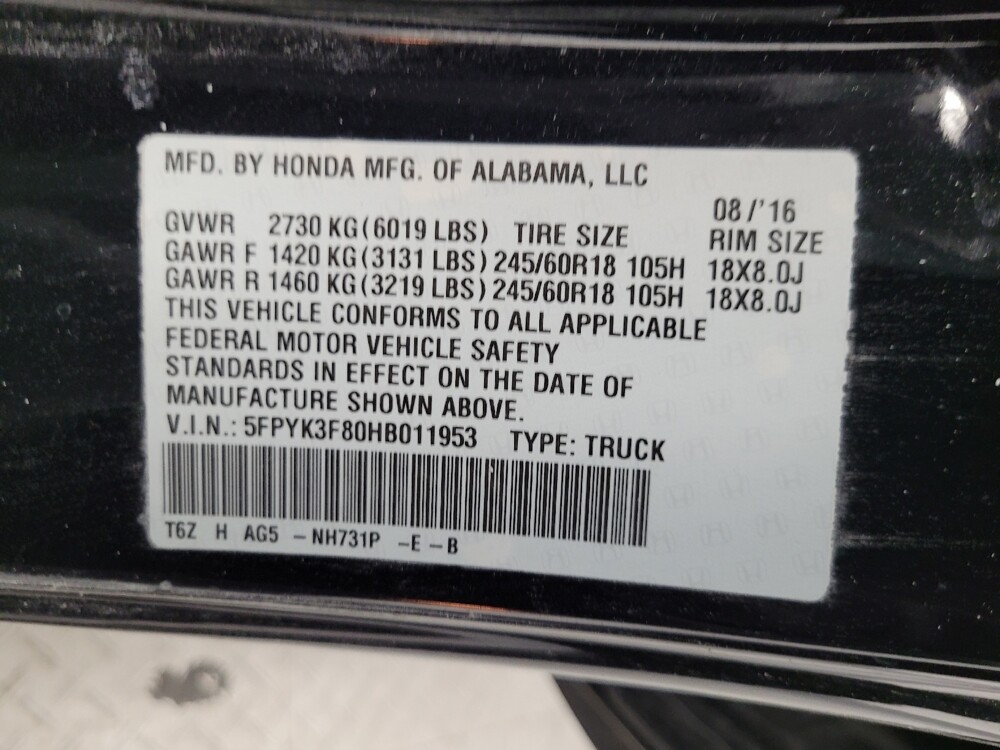 2017 Honda Ridgeline in Las Vegas, NV 89102 - 18115046 33